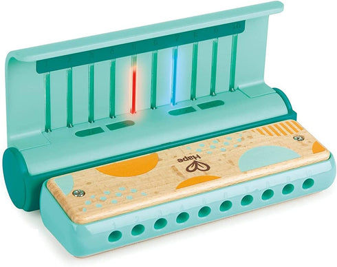 Hape Learn with Lights Harmonica | USB Charging Capabilities | Leaning and Band Mode | Musical Instrument...