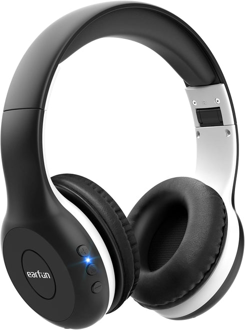 EarFun Kids Bluetooth Headphones, K2 Kids Headphones with Volume Limited, 40H Playtime, Bluetooth 5.4 Headphones with Mic, Stereo Sound, Foldable ...