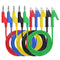 Sumnacon Multimeter Banana Plug to Crocodile Alligator Clip Test Probe, 5PCS 4mm Stackable Colorful Silicone Banana Plug to Alligator Clip Test Pr...