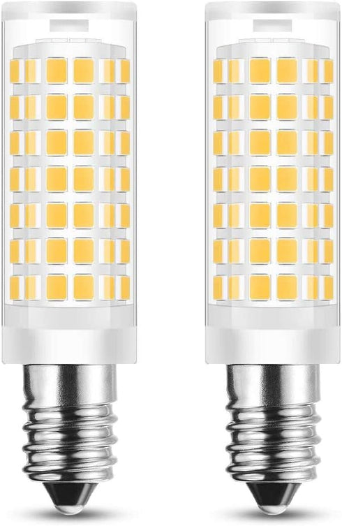 E14 Cooker Hood Bulbs European Base,Range Hood Light Bulbs AC110V-130V for Refrigerator Cooker Hood Sewing Machine Light (Warm White, 2-Pack)...