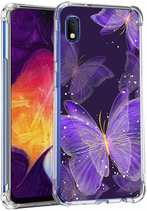 FollmeAir for Samsung Galaxy A10E case, Slim Flexible TPU for Girls Women Airbag Bumper Shock Absorption Rubber Soft Silicone Case Cover Fit for S...