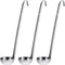 meekoo 3 Pieces Stainless Steel Ladle Soup Handle Ladle with Pouring Rim for Kitchen Cooking Soup Sauce(1 oz)...