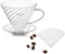 Bincoo Coffee Dripper,with 40 coffee filters Resuable Pour Over Coffee Maker With Handle, Slow Brewing Coffee Pour Over for Cafe, Travel, Home&Off...