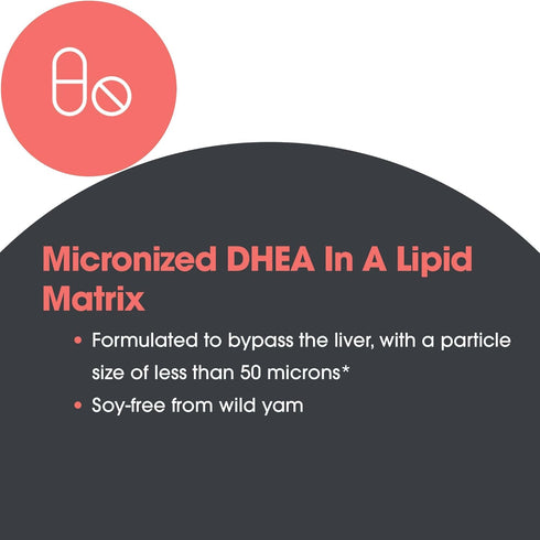 Allergy Research Group DHEA for Men & Women - Micronized, Dehydroepiandrosterone, Metabolism Support, Low Dose DHEA, 10mg Supplement, Soy-Free, Ve...