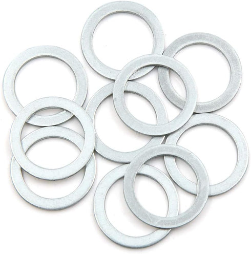 X AUTOHAUX 10pcs Engine Oil Crush Washers Drain Plug Gaskets 22mm ID. 30mm OD. for Car...