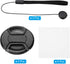 PATIKIL 67mm Lens Cap Set, 5Pack Sides Pinch Snap Camera Lens Cover for Front Len Suitable for 67mm Thread Universal DSLR Lenses for Nikon, for Fu...