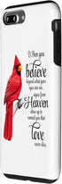 iPhone 7 Plus/8 Plus Cardinal Red Bird Sign from Heaven Angel Case...