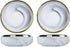 Colias Wing 3.5 Inch Elegant&Attractive Marble Pattern Stylish Design Multipurpose Porcelain Side Dish Bowl Seasoning Dishes Soy Dipping Sauce Dis...