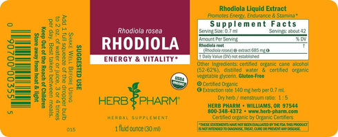 Herb Pharm Rhodiola 1 oz Liquid...