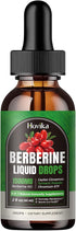 Berberine HCL Liquid Drops - 1500 mg Berberine Supplement with Ceylon Cinnamon, Chromium, Turmeric, Niacinamide - Supports Metabolism and Immune S...