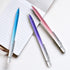 Ballpoint Pen, 3 Pack Ball Point Pens Black Ink Medium Point 1.0 mm for Gift, Business, Office, 6 Extras Replaceable Metal Refills - Dream Pink, D...