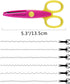KUUQA 6 Pcs Kids Safety Scissors Art Craft Scissors Set for Kids and Students Paper Construction Supplies...