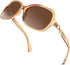 FEISEDY Vintage Square Polarized Sunglasses for Women UV400 Travel Driving Fashion Arcuate Sunglasses B2526...