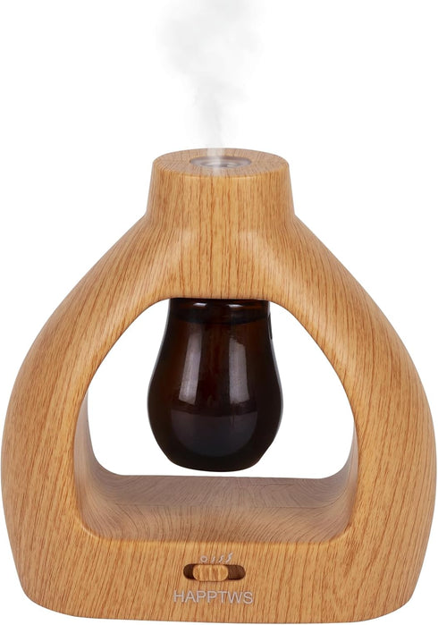 Waterless Essentil Oil Diffuser Set - Cordless Diffuser 3 Timer Settings Battery Operated for Bedroom Yoga Studio Bathroom Pet Room...