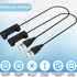 Compatible with Fitbit Flex 2 Charger Cable (2Pack, 30cm/1ft), USB Charger Charging Cable for Fitbit Flex 2 (Black, 2Pack)......