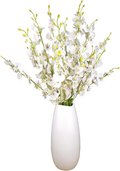 Silk Flowers in Bulk Wholesale Artificial Orchids, 10 Pcs (Each 20”), for Wedding Festive Party Home Office Decoration, No Include Vase...