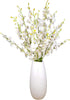 Silk Flowers in Bulk Wholesale Artificial Orchids, 10 Pcs (Each 20”), for Wedding Festive Party Home Office Decoration, No Include Vase...