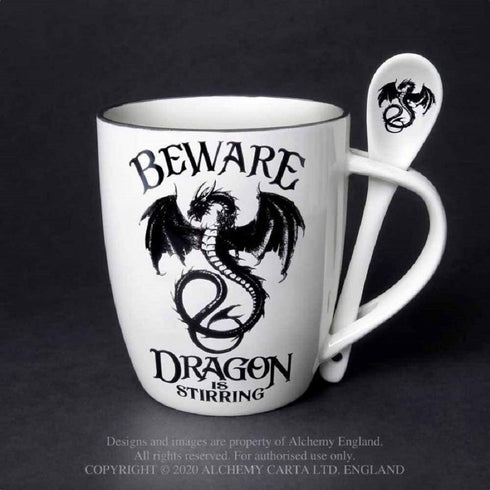 Dragon Is Stirring Mug and Spoon Set...