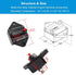 Hi-Amp 20Amp Circuit Breaker 12V-32V DC Waterproof, 10-300A Fuse Inverter with Manual Reset Button for Auto Truck RV Marine, Panel Mount (20A)...