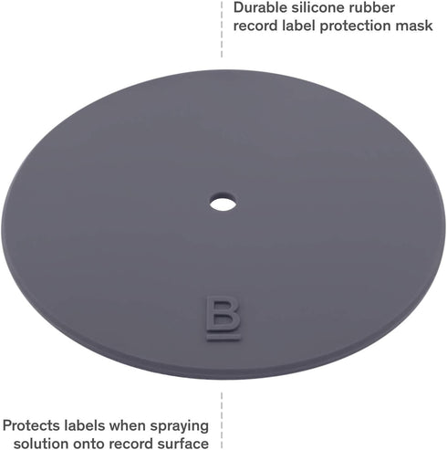 Record Cleaning Solution - 6.75oz Vinyl Record Cleaner Fluid, Vinyl Cleaner Cloth & Record Label Protector - Record Cleaning Kit...