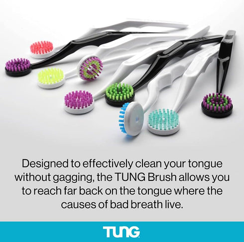 Tung Tongue Gel | Fresh Mint Tongue Cleaning Paste | Bad Breath and Halitosis | Mouth Odor Eliminator | Use with Tongue Brushes & Scrapers | Made ...