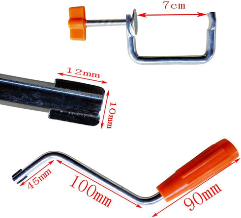 Pasta Machine Replacement Handle/Table Clamp,Pasta Machine Holder To Fix Noodle Accessories - 45x100x90mm (Holding Clip)...