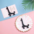 Artliving 5" Black 24pcs/Set Plastic Easels Plate Display Stands Picture Frame Stand Holder...