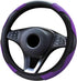 Steering Wheel Cover Microfiber Leather Anti-Slip Universal Car Steering Wheel Cover Faux Leather no Inner Ring for Car Accessories Auto Car Witho...