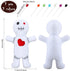 Kathfly 8 Pcs Voodoo Doll Set Include Horror Doll, 7 Pcs Skull Pins Ghost Doll Soft Revenge Dammit Creepy Dolls Pin Holder Voodoo Toys Resin Metal...