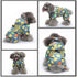 Pet Dog Raincoat Four Legs Reflective Raincoat Orange Pattern Four Seasons Universal...