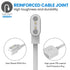 Replacement Charging Cable Compatible with MILOUZ IDW13/IDW19 Smart Watch Charger Cable Portable Magnetic 60cm USB Charging Cord for MILOUZ IDW13/...