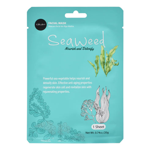 Celavi Essence Facial Face Mask Paper Sheet Korea Skin Care Moisturizing 12 Pack (Mix - 2 of Each)...