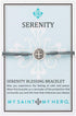 My Saint My Hero Serenity Blessing Bracelet - Slate/Silver...