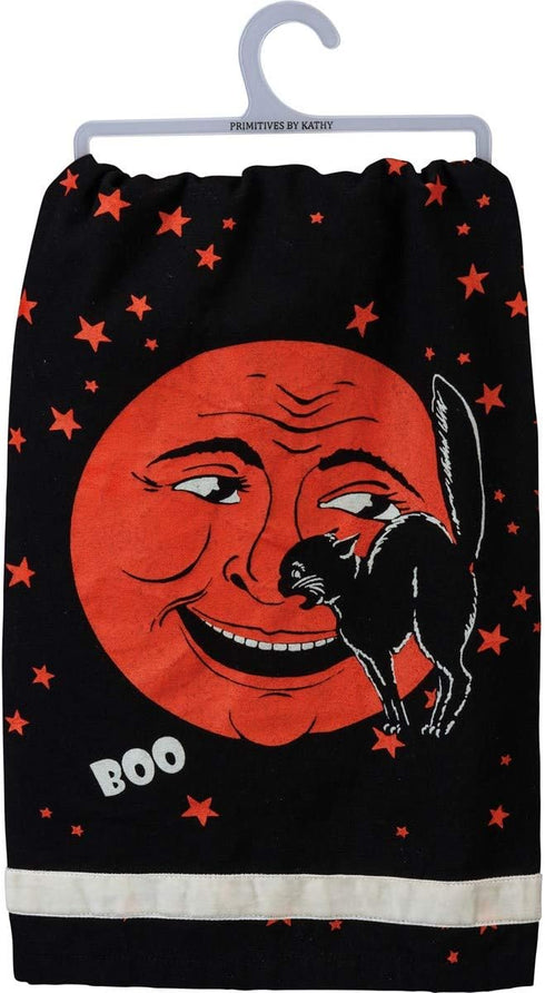 Primitives by Kathy Retro-Inspired Halloween Dish Towel, 28 x 28-Inch, Boo...