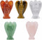 Rockcloud Healing Crystal Gemstone Carved Pocket Guardian Angel Figurines 1.5 inch...