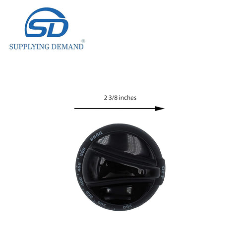 Supplying Demand WB03K10159 1084822 Gas Range Thermostat Knob Dial Replacement Model Specific Not Universal