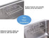 Sink Caddy Sponge Holder for Kitchen Sink Dish Cloth Hanger 2 Suspension Options(Suction Cups and Adhesive Hook), SUS304 Stainless Steel, Silver...