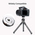 Camera Tripod Mini Ball Head Mount with Cold Shoe - Metal Professional Panoramic Ballhead 360° Pan 90° Tilt Tripod Mount Adapter with 1/4" Screw f...