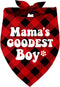 Mama’s Boy Dog Bandana, Dog Mom's Boy Gift Dog Bandana, Pet Scarf Accessories, Printed Dog Bandanas Gift for Dog Lover Birthday or Christmas, for ...