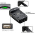NP-W126 Camera Battery Charger with LCD Display USB Port Portable Travel Car Battery Charger for Fuji Fujifilm FinePix HS30EXR HS35EXR HS50EXR X S...