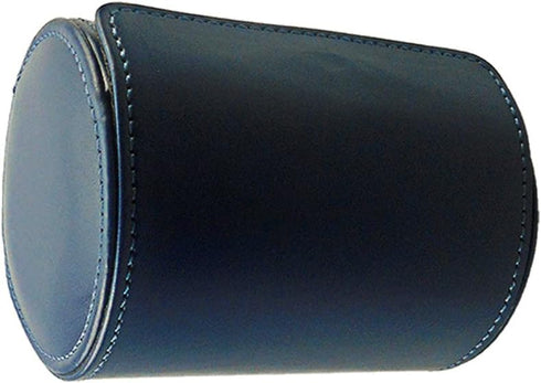 Men's Necktie Travel Case, Tie Anti-Wrinkle Organizer Box - Formal Cylinder Shape (Blue)...