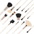 Z'OREYA Makeup Brushes Set,15pcs Rose Gold Luxury and Fashion Makeup Brushes,Professional Premium Synthetic Foundation Powder Concealers Eye Shado...