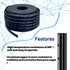 3P 28AWG Flat Ribbon cable, 100Ft/30m length Flexible Electrical Wire, 28 Gauge Stranded Tinned Copper Wire, silicone insulation layer up to 200? ...