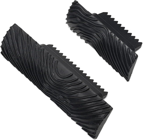 Auniwaig MS7 Household Wall Art Paint Rubber Wood Graining DIY Tool Wood Graining Painting Tool Wood Texture Graining Tool Household Wall Art Pain...