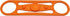 Hot Wheels Compatible 3D Printed Track Connectors - Set of 30 (Orange) - ELLTI...