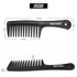 2PCS Large Wide Tooth Comb, Shower Combs, Hair comb for wet curly hair, Durable Hair Brush for Best Styling and Professional Hair Care(2Black)...