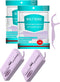 Holy Rose Portable Dental Floss Picks Dispenser - 220 Count Twin-Line Mint Flossers, Bagged Super Tuffloss, Double-line Design Action System for S...