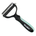 Dog Brush - Pet Dematting and Undercoat deshedding rake - Stainless Steel Grooming Comb For Dogs Cats furry pets large or medium remove knots tang...