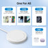 Wireless Charger, 15W Max Fast Magnetic Wireless Charging Pad Compatible with iPhone 15/14/13/12/11/X/8, Samsung Galaxy S22/S21/S20, AirPods Pro 2...