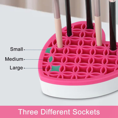 Silicone Makeup Brush Holder, Cosmetic Organizer, Pen Holder for Desk, Pencil Case, Sewing Tool, Beauty Tool, Brushes, Scissors, Toothbrush Holder...
